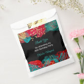 Red Alcohol Ink Geburtstagsparty Geschenktütchen (Versiegelt)