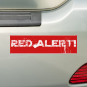 Red Alert! Klassisch Autoaufkleber (Auf Auto)