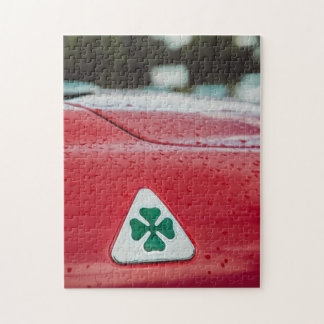 Red Alfa Romeo Quadrifoglio Puzzle