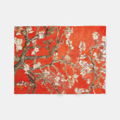 Red Almond Blossoms Vincent Van Gogh Fleecedecke (Vorderseite (Horizontal))