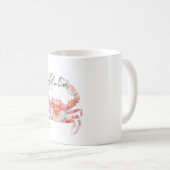 Red Aloha Crab Kaffeetasse (VorderseiteRechts)