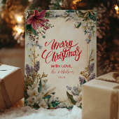 Red Amaryllis Christmas Feiertagskarte