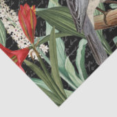 Red Amaryllis Collage Tissue Paper, moderner Kardi Seidenpapier (Ausschnitt)