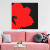 Red Amaryllis Leinwanddruck (Insitu (Wohnzimmer))