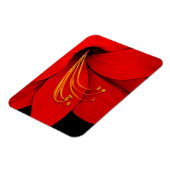 Red Amaryllis Magnet (Linke Seite)