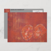 Red Ameoba Postkarte (Vorne/Hinten)