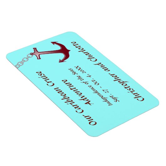 Red Anchor Hzt Stateroom Door Marker Magnet (Rechte Seite)