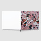 Red and Black Brecciated Marble Stone Texture with Gästebuch (Voll)