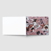 Red and Black Brecciated Marble Stone Texture with Gästebuch (Voll)