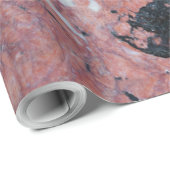 Red and Black Brecciated Marble Stone Texture with Geschenkpapier (Rolleneckpunkt)
