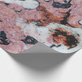 Red and Black Brecciated Marble Stone Texture with Geschenkpapier (Ecke)
