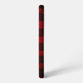 Red and Black Buffalo Plaid Pattern Samsung Galaxy Hülle (Linke Seite)