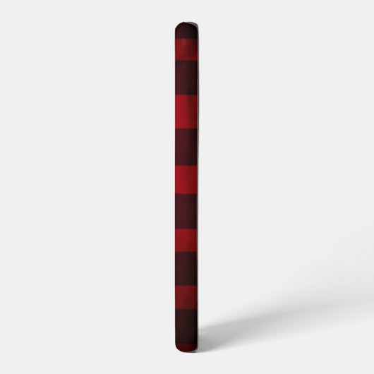 Red and Black Buffalo Plaid Pattern Samsung Galaxy Hülle (Linke Seite)