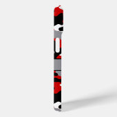 Red and Black Camouflage Personalized Case-Mate iPhone Hülle (Rückseite / Rechts)