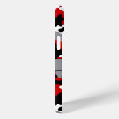 Red and Black Camouflage Personalized Case-Mate iPhone Hülle (Rückseite / Rechts)