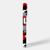 Red and Black Camouflage Personalized Case-Mate iPhone Hülle (Rückseite / Rechts)