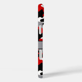 Red and Black Camouflage Personalized Case-Mate iPhone Hülle (Rückseite / Rechts)