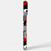 Red and Black Camouflage Personalized Case-Mate iPhone Hülle (Rückseite / Rechts)