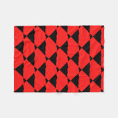 Red and black contemporany art background fleecedecke (Vorderseite (Horizontal))