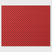 Red and black contemporany art background geschenkpapier (Flach)