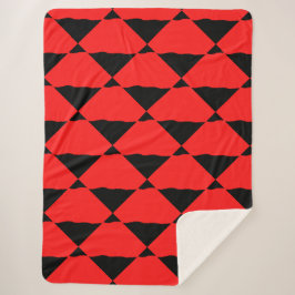 Red and black contemporany art background sherpadecke