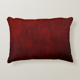 Red and black floral textile dekokissen