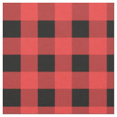 Red and Black Gingham Pattern Weihnachten Stoff (Nahaufnahme)