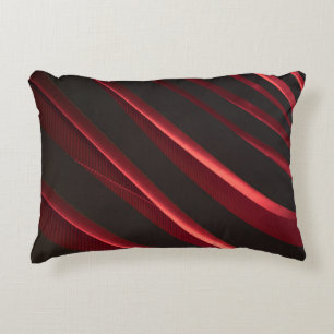 Red and black logo dekokissen