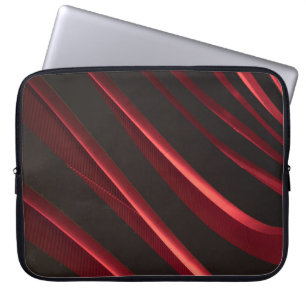 Red and black logo laptopschutzhülle