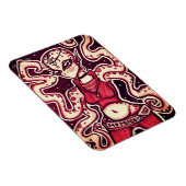 Red and Black No Peace Alien Magnet (Rechte Seite)