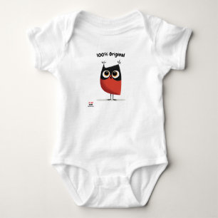 Red and Black Owl Design Lustig & Einzigartige U Baby Strampler