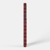 Red and Black Plaid Checkered Pattern Samsung Galaxy Hülle (Rechte Seite)