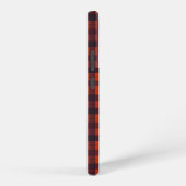 Red and Black Plaid Checkered Pattern Samsung Galaxy Hülle (Rechte Seite)