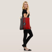 Red and Black Polka Dot Design Tasche (Am Model)