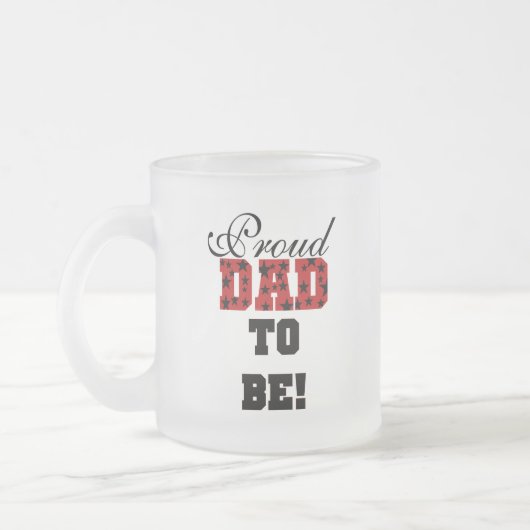 Red and Black Proud Vater to Be Tshirts and Gifts Mattglastasse (Links)