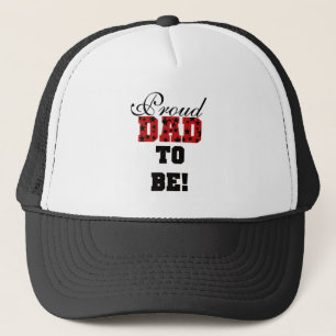Red and Black Proud Vater to Be Tshirts and Gifts Truckerkappe