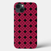 Red and black shippo Case-Mate iPhone case (Rückseite)