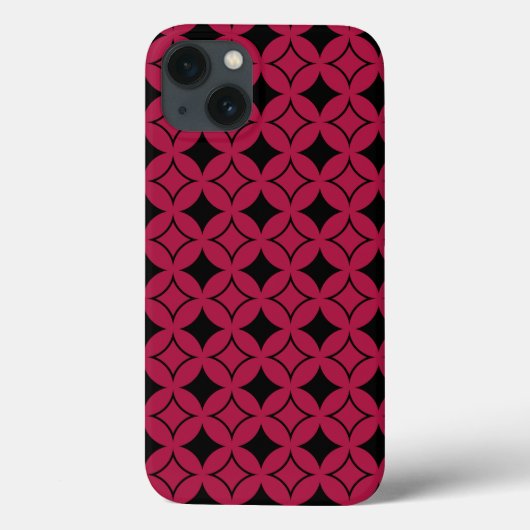 Red and black shippo Case-Mate iPhone case (Rückseite)