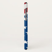 Red and Blue American Flag Muster Case-Mate iPhone Hülle (Hinten/Links)