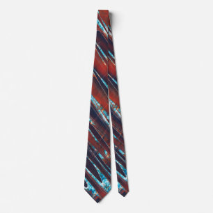 Red and Blue Angled Krawatte