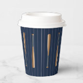 Red and Blue Baseball Birthday Pappbecher (Rechts)