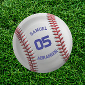 Red and Blue Baseball Birthday Pappteller