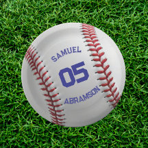 Red and Blue Baseball Birthday