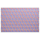 Red and Blue Cowboy Boots on Small Dot Background Stoff (Yard (91,4 cm))