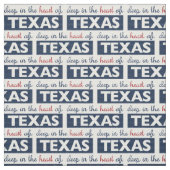 Red and Blue Deep im Herzen von Texas Stoff (Muster)