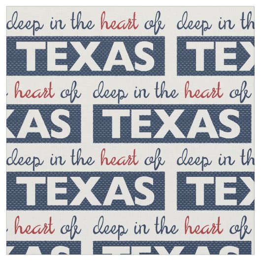 Red and Blue Deep im Herzen von Texas Stoff (Nahaufnahme)