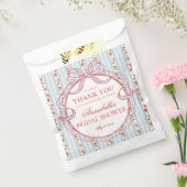 Red and Blue Fancy Floral Bridal Shower Dessert Geschenktütchen (Versiegelt)