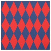 Red and Blue Harlequin Checkered Design  Stoff (Muster)