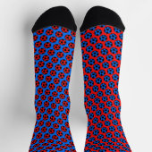 Red and Blue Soccer Socken (Oben)