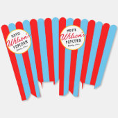 Red and Blue Special Event Movie Night Popcorn Geschenkschachtel (Ungeklappt)